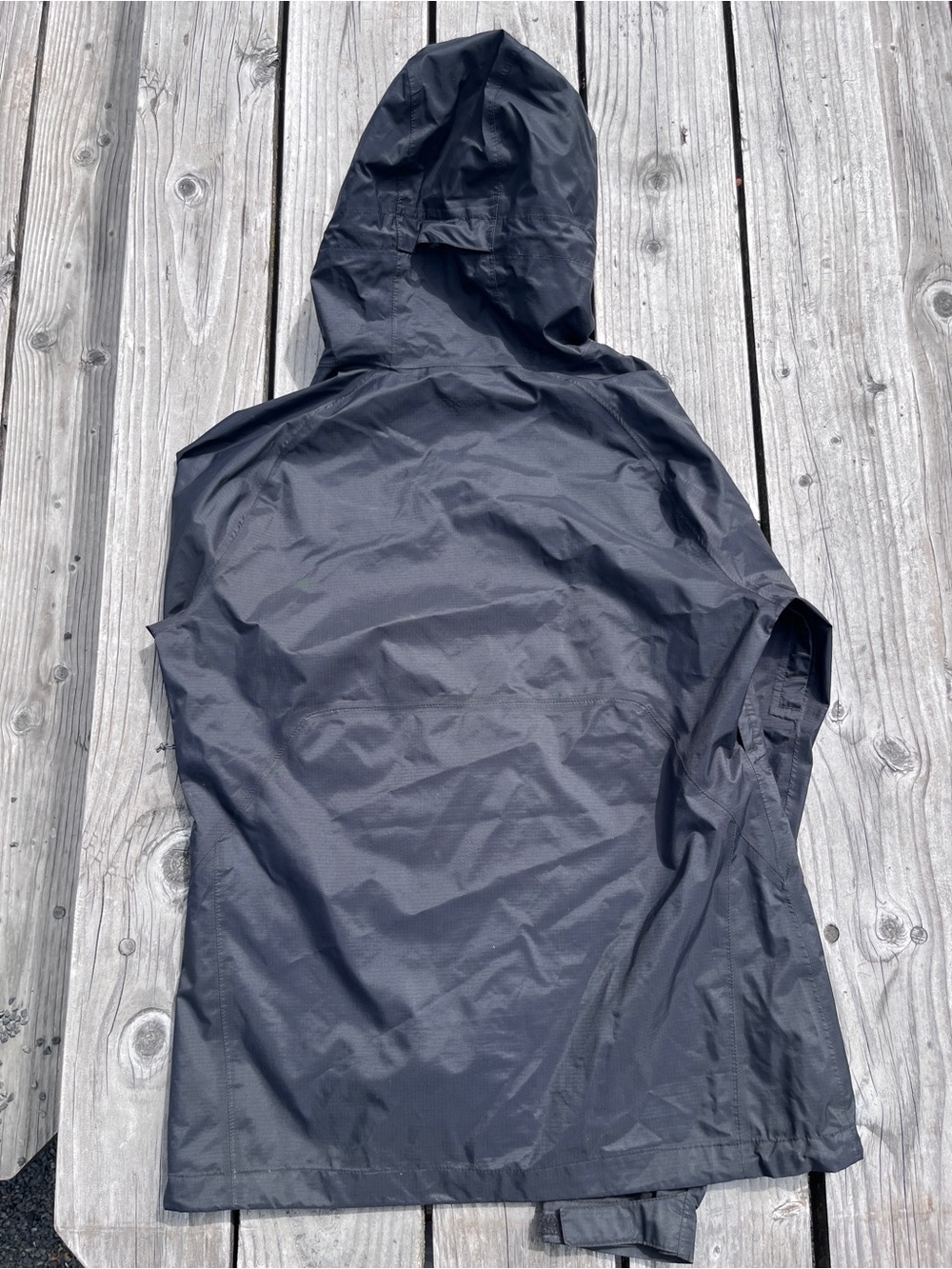 Outdoor Research Black Hooded Rain Jacket Shell - Picture 5 of 7